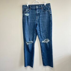 American Eagle Super High Rise Straight Jeans 10 Women